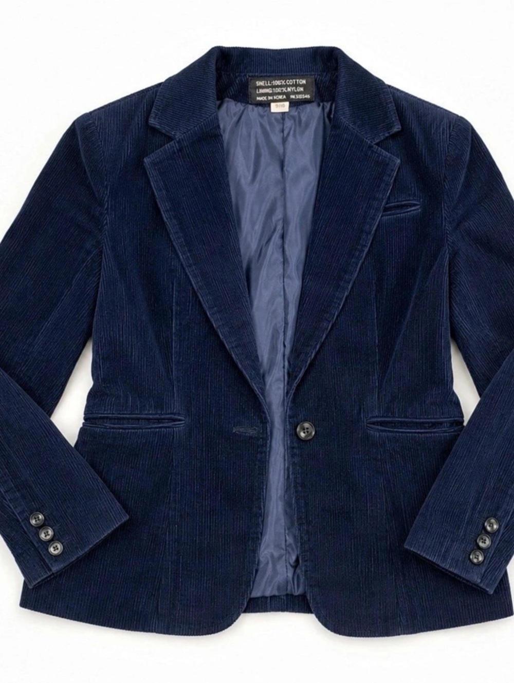 Vintage Women's Cotton Corduroy Blazer Size 9/10